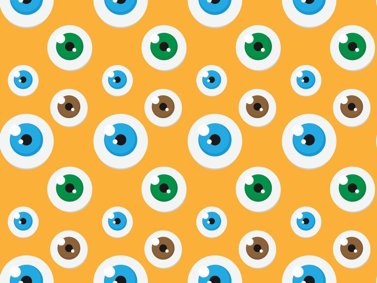 Seamless pattern with eyeballs vector
