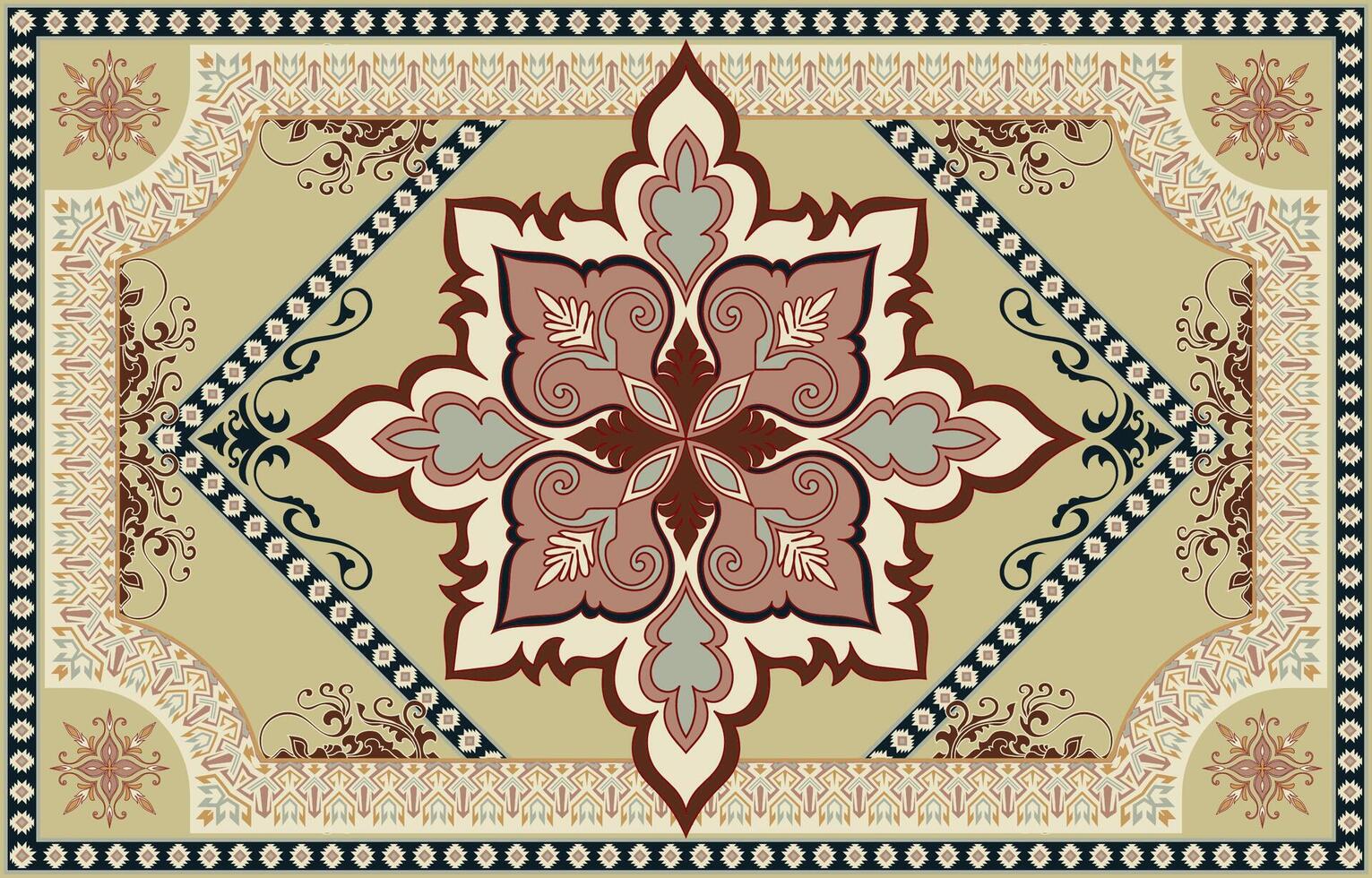 modern carpet room decoration carpet patterned rugs abstract vector