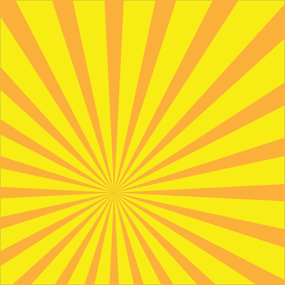 Sunburst retro radial background with sun ray. design. vector