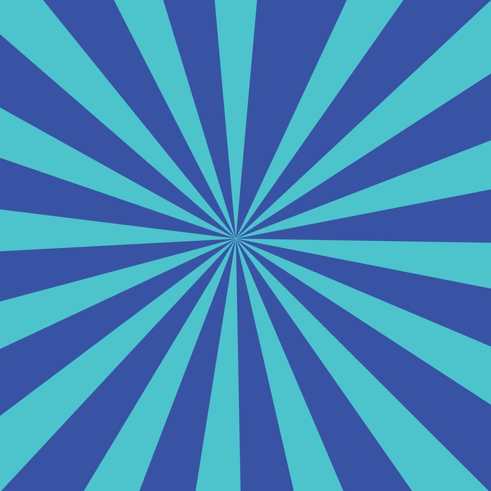 Sunburst retro radial background with sun ray. vector