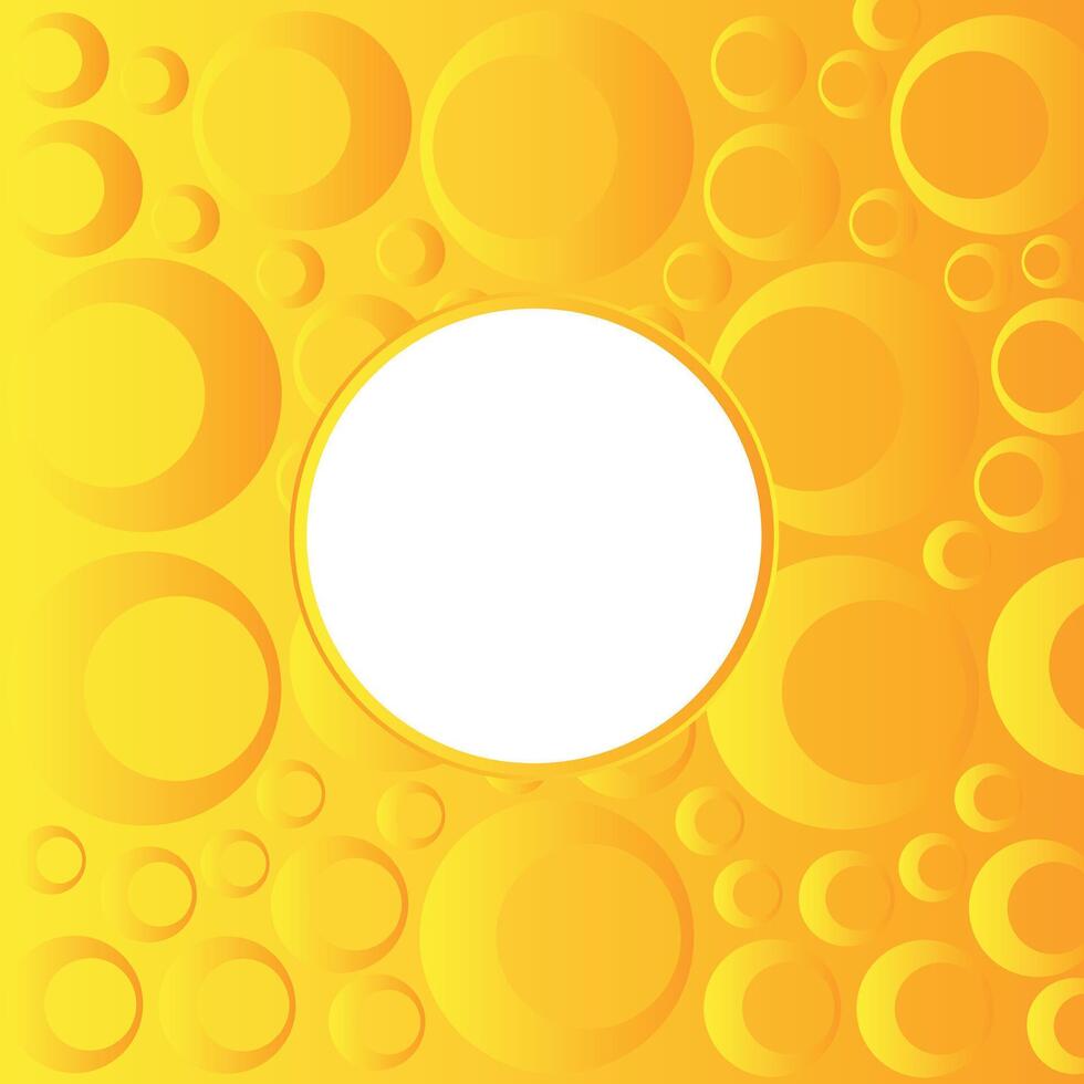 Radiant Rings Yellow Circle Background Design for background, banner, website template, social media, poster, sale banner and more vector