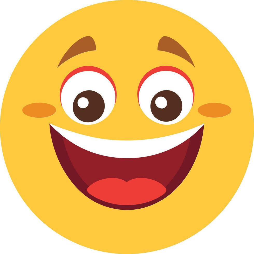 Smile, happy emoji icon set in line style, Editable stroke. vector