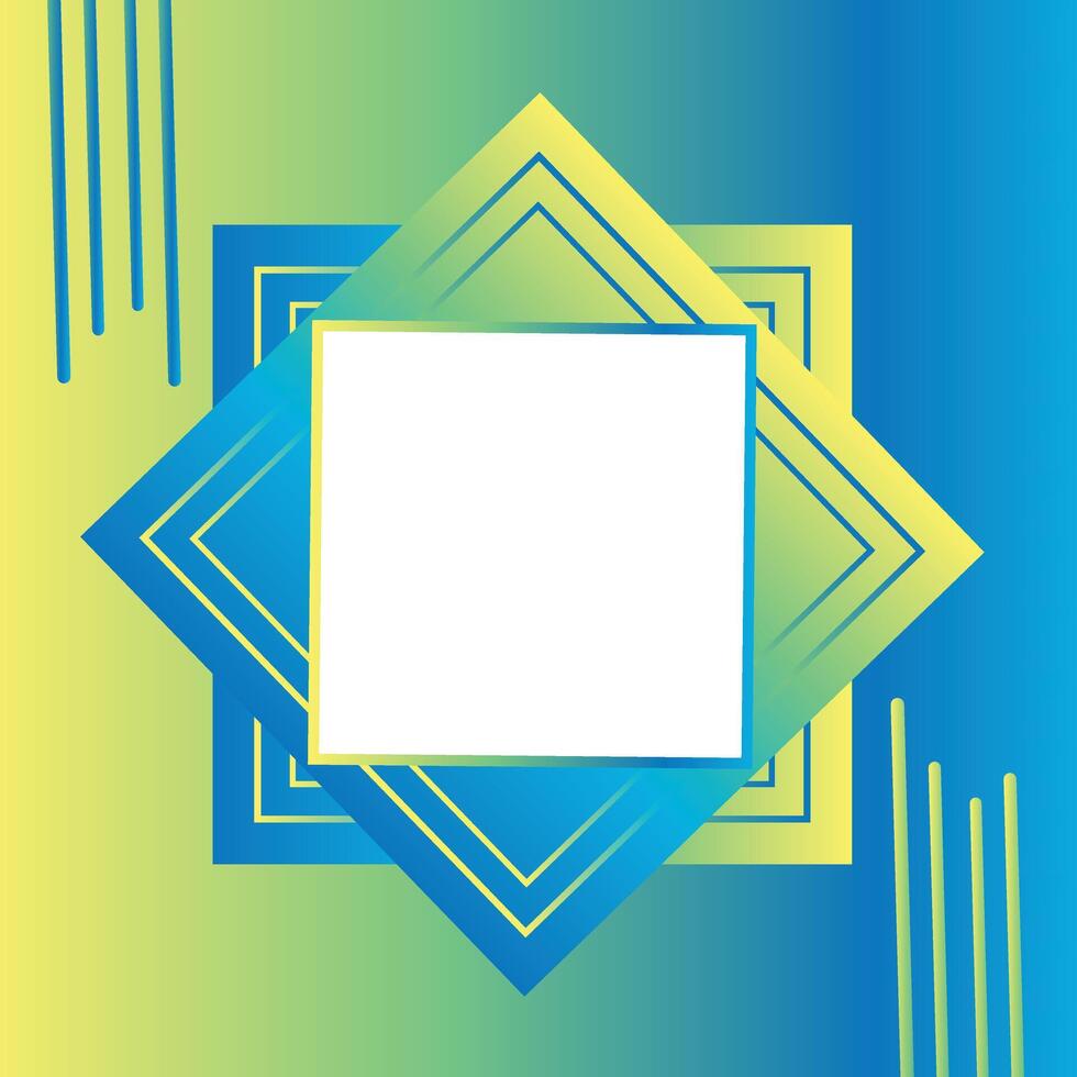 Simple Cool Geometric Color Stitching Minimalistic Square shape Abstract Background Design for background, banner, website template, social media, poster,ac vector