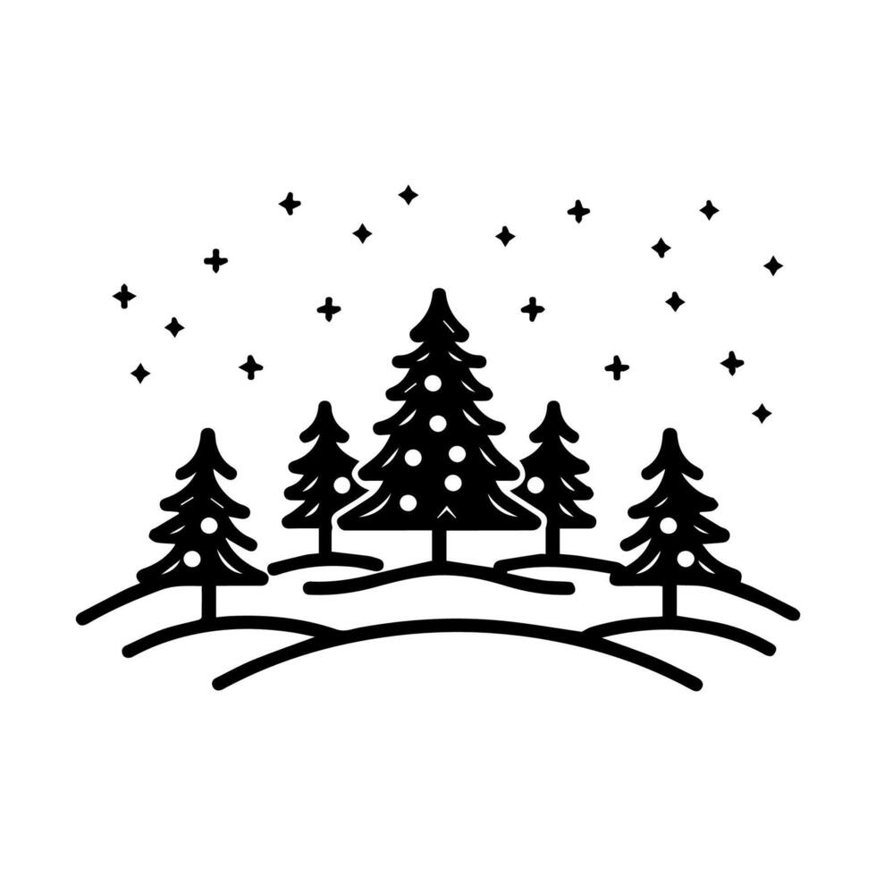 snow icon or modern line symbol. line art and icon design with bold outline. Black and white Pixel Perfect minimalistic symbol isolated white background. Silhouette simple thin sign vector