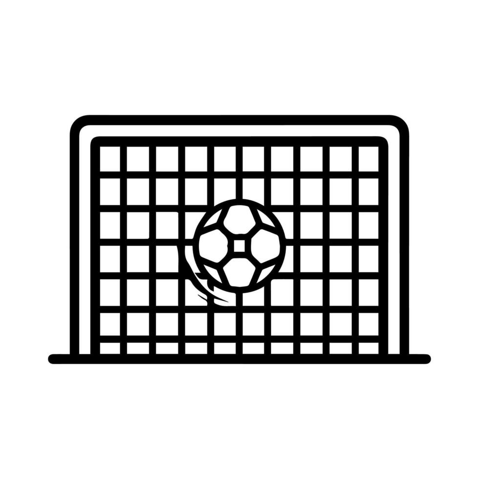 penalty icon or modern line symbol. line art and icon design with bold outline. Black and white Pixel Perfect minimalistic symbol isolated white background. Silhouette simple thin sign vector