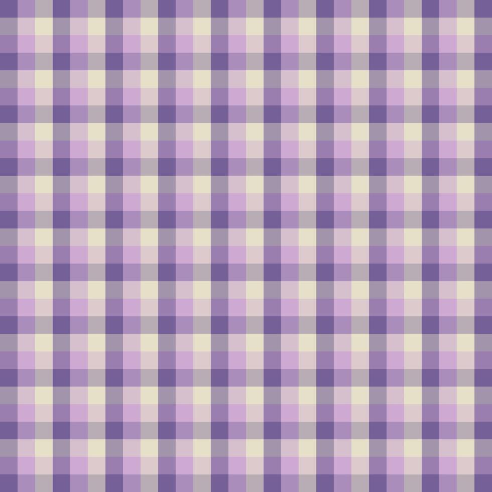 Seamless pattern of fabrics. A gentle pastel plaid design that cozy and classic touch. This checkered pattern features soft, muted colors. vector