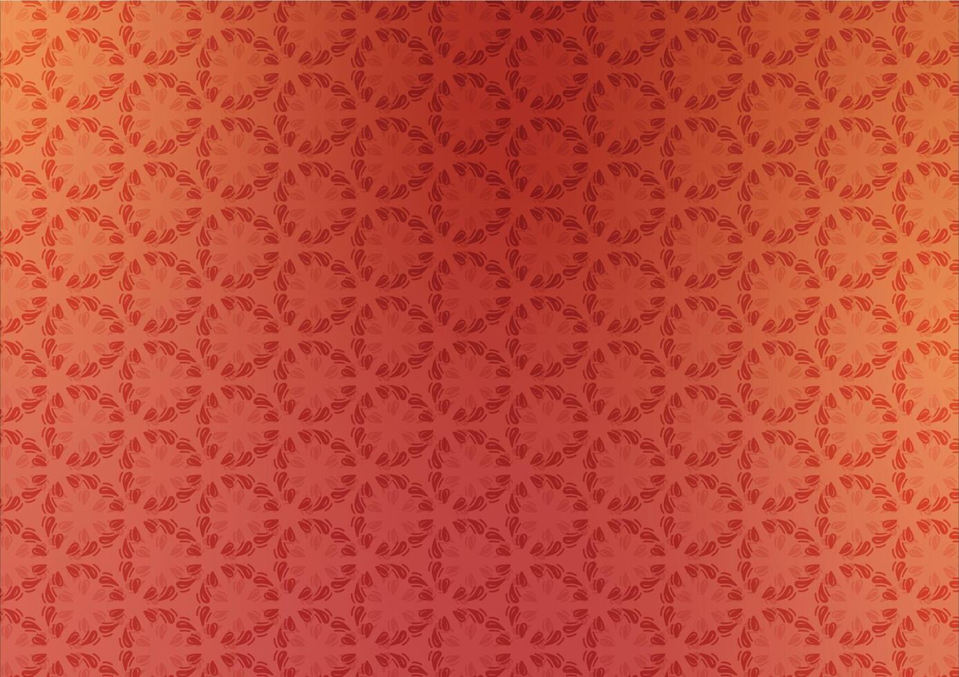 Circle orange pattern line modern art background vector