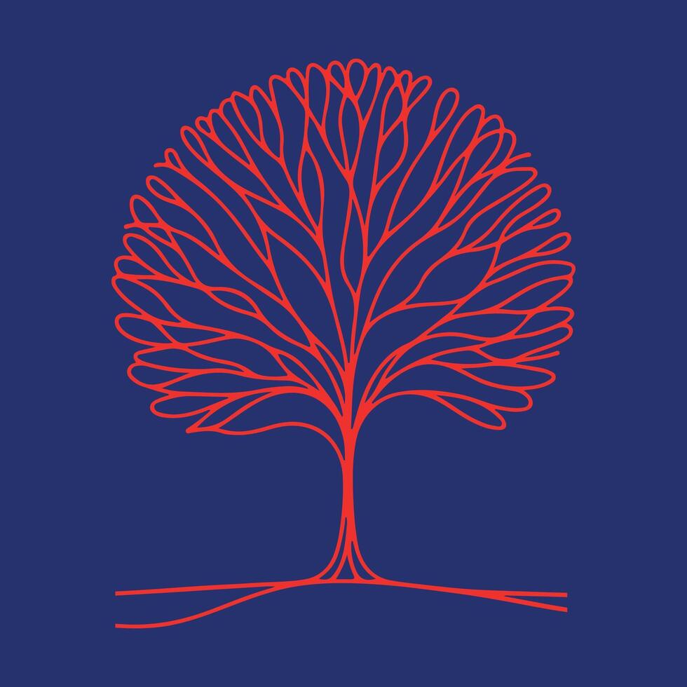 A Beautiful Tree Plant vector