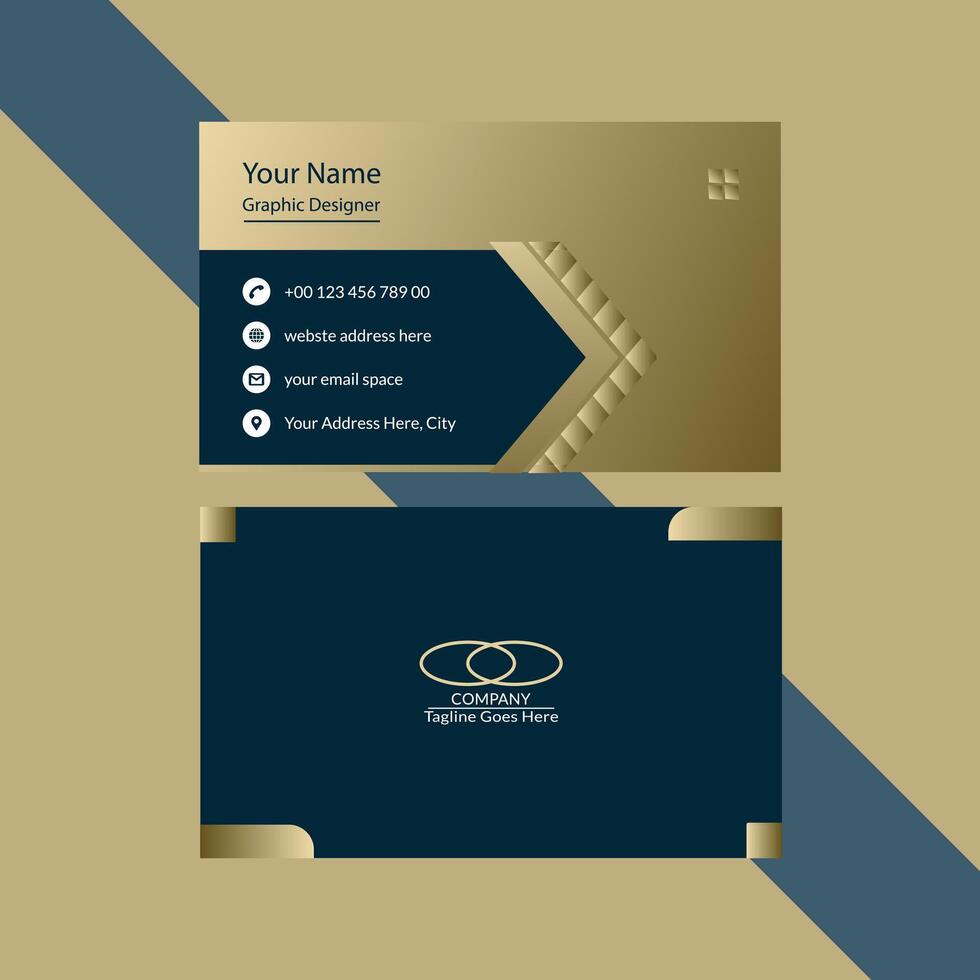 Professional Business Card Design vector
