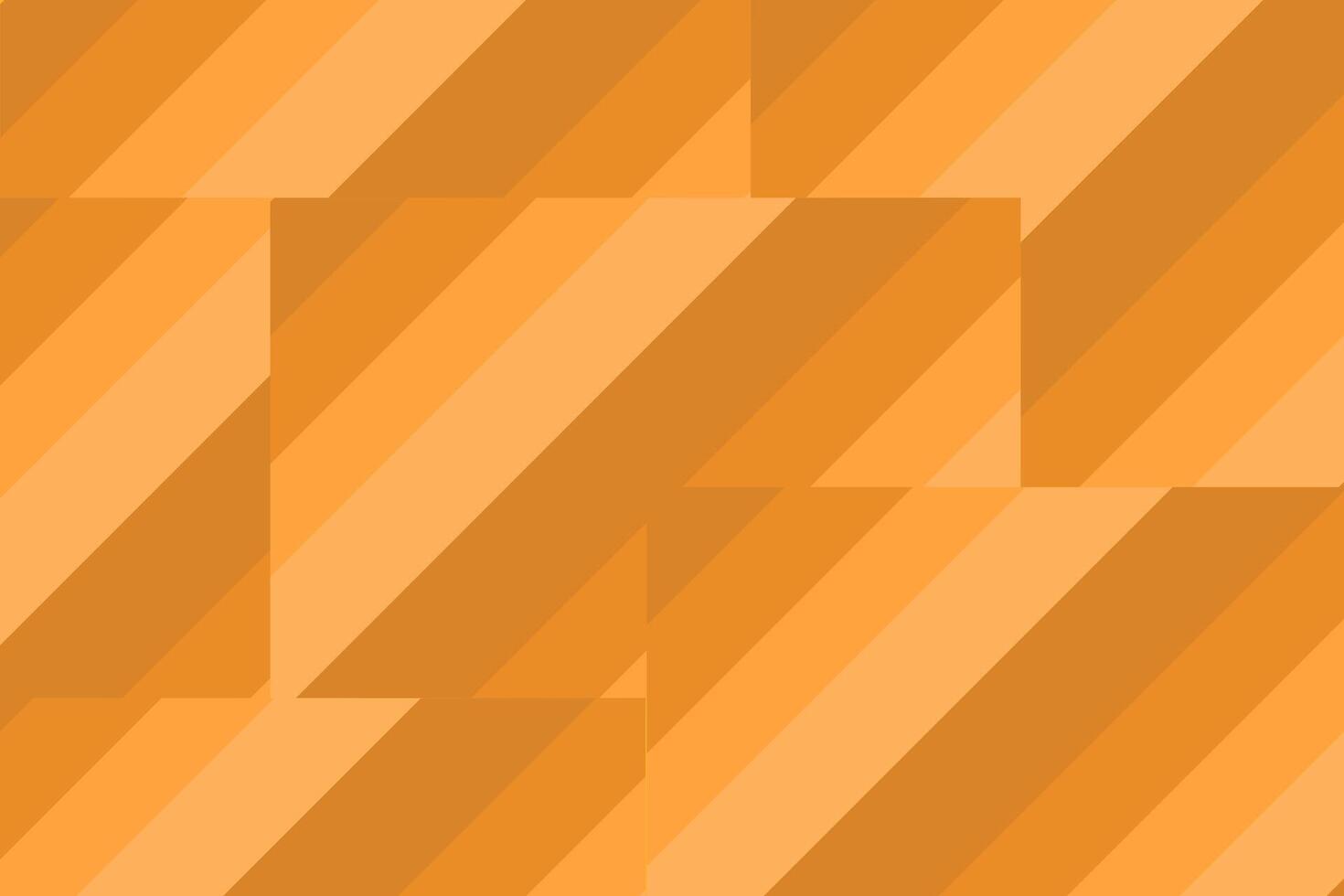 An orange and white striped background with diagonal lines vector
