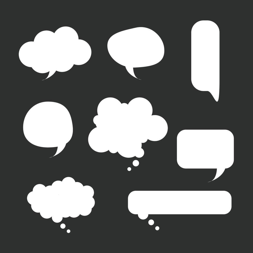 Speech bubble, Talk bubble vector