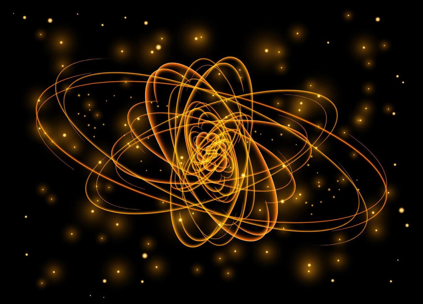 Abstract background with a luminous swirling. Glowing spiral. Space tunnel. vector