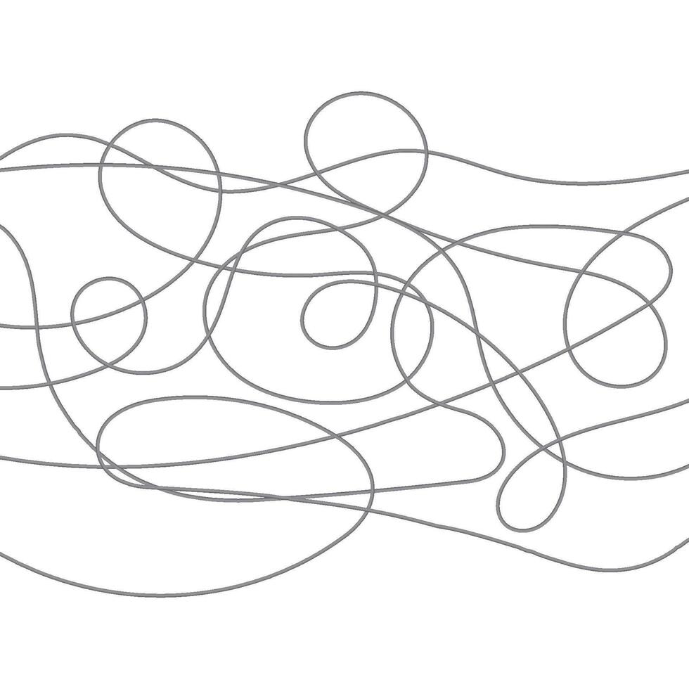 Abstract line art background. Monochrome design. vector