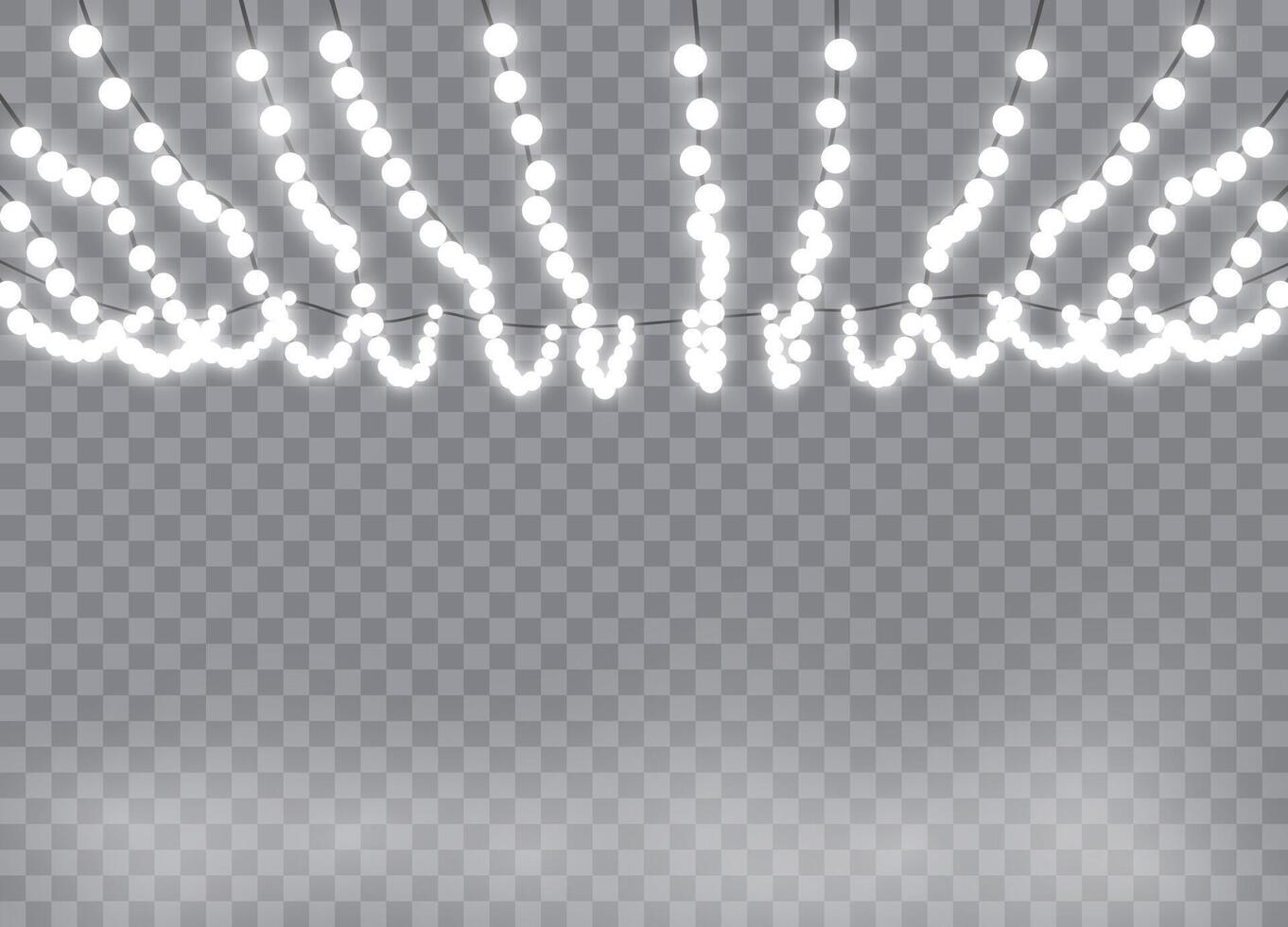 Bright falling stars with fireworks on a white background vector