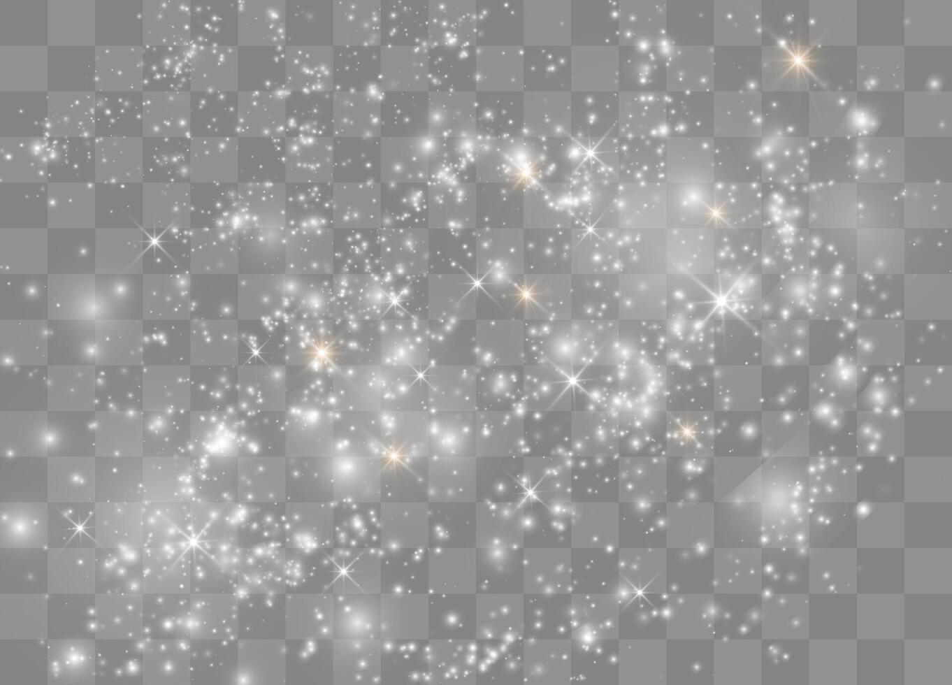 Bright light glow with sparkling stars for festive designs vector