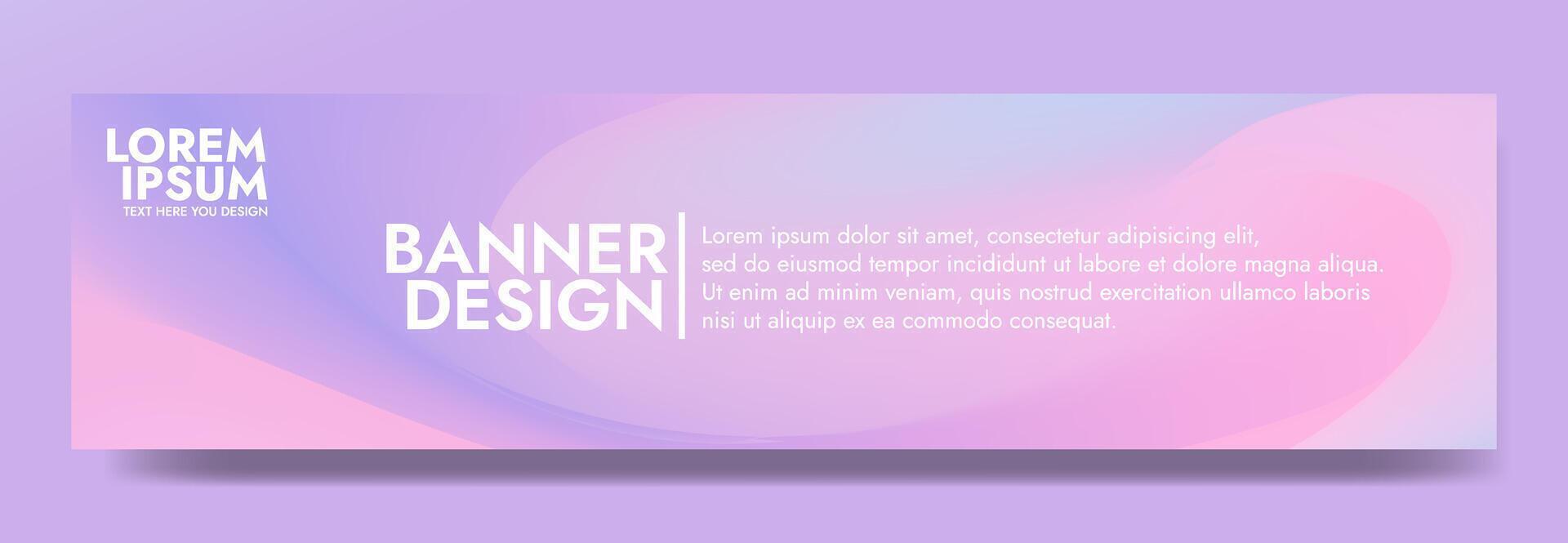 Modern and eye catching, this banner features a dynamic wave design vector