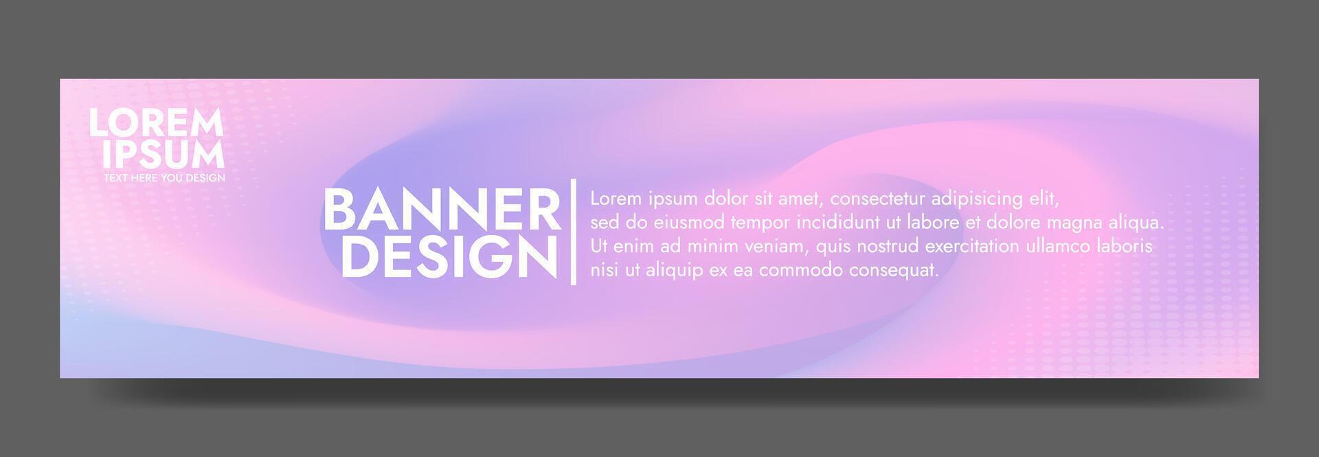 Modern and eye catching, this banner features a dynamic wave design vector