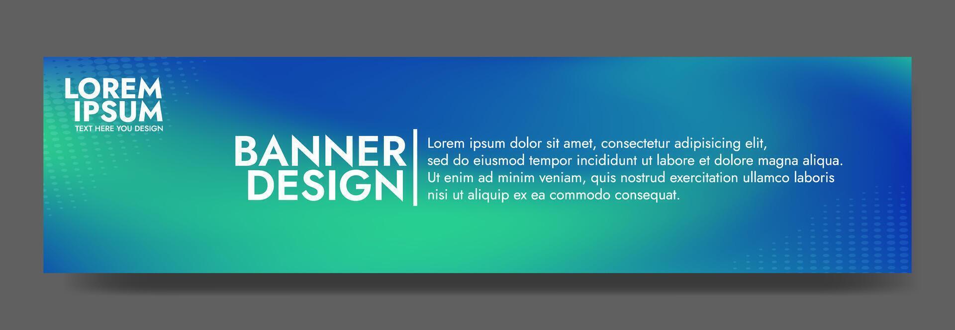 Modern and eye catching, this banner features a dynamic wave design vector