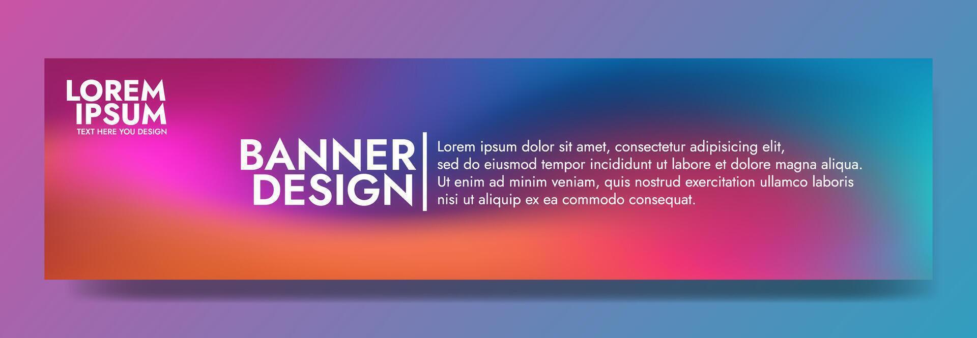 Modern and eye catching, this banner features a dynamic wave design vector