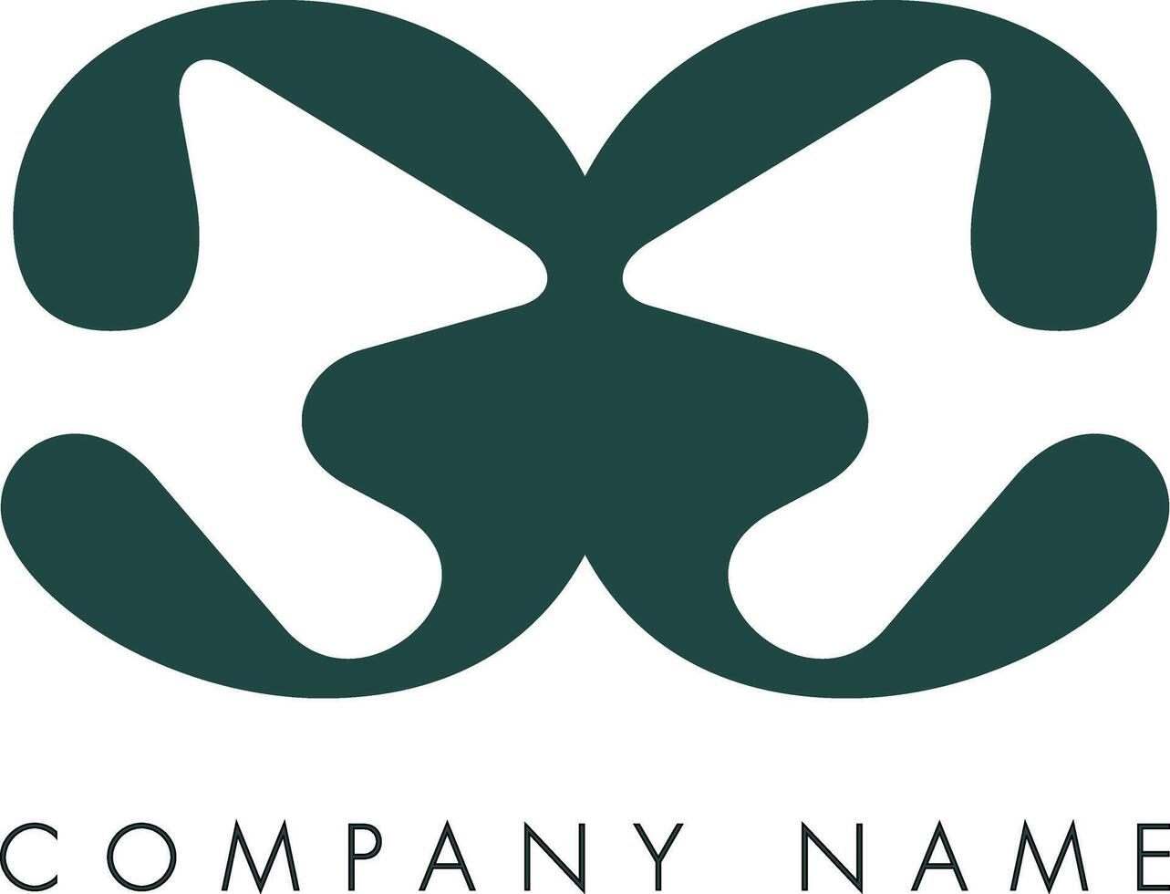 Creative Abstract Initial Letter CC Logo Design vector