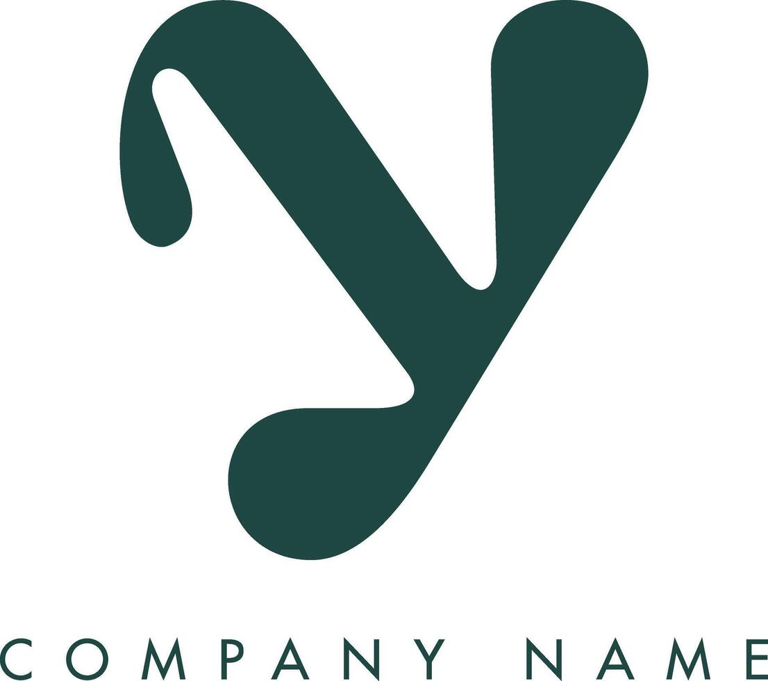 Creative Abstract Initial Y Letter Logo Design vector