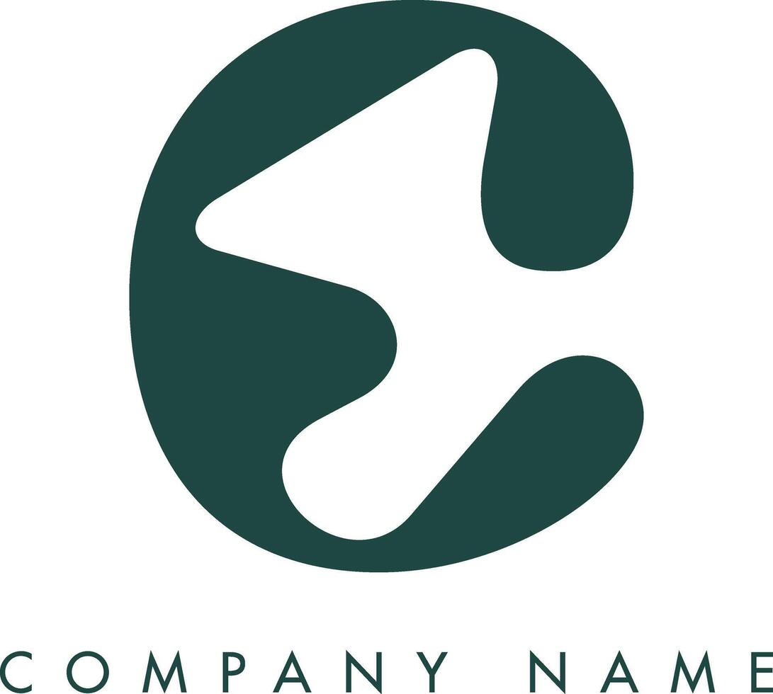 Creative Abstract Initial C Letter Logo Design vector