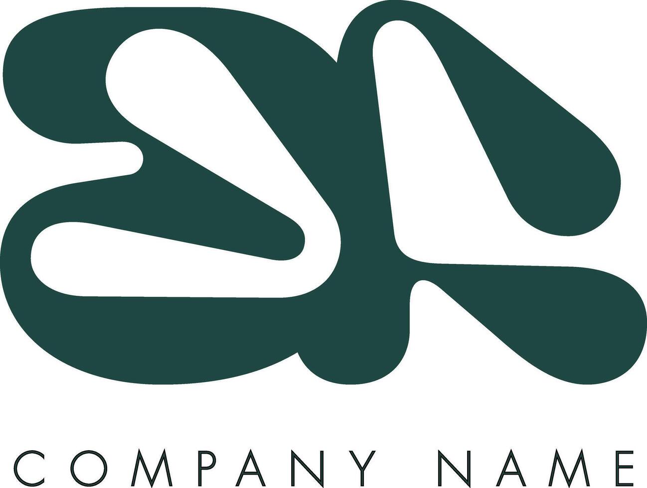 Creative Abstract Initial Letter BA Logo Design vector