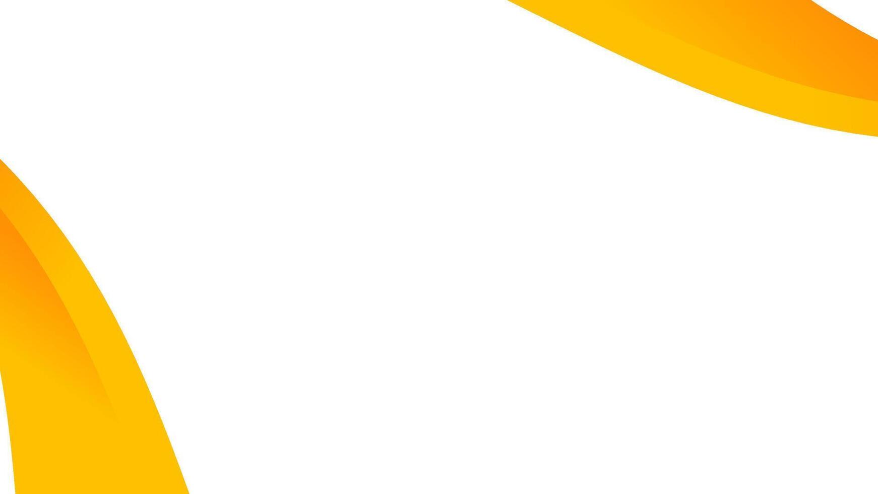 White background with two curved yellow lines suitable for modern design projects, abstract backgrounds, poster designs, and technology concepts vector