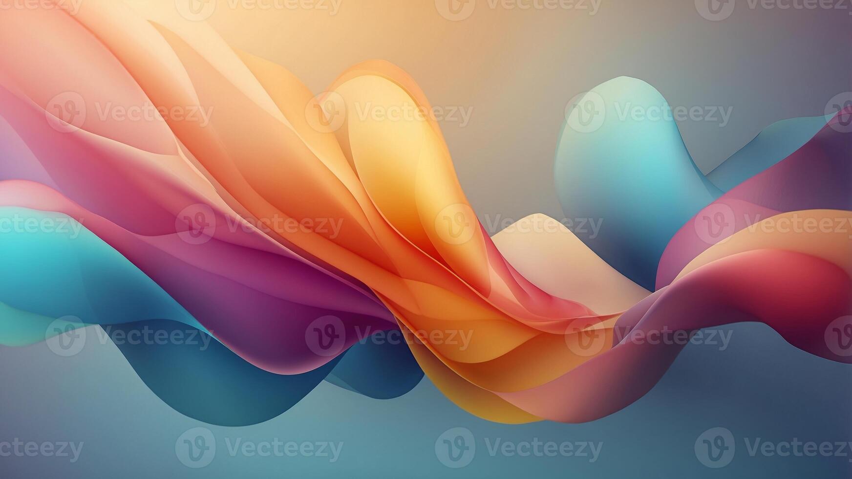 Abstract colorful gradient background with soft lighting effects. photo