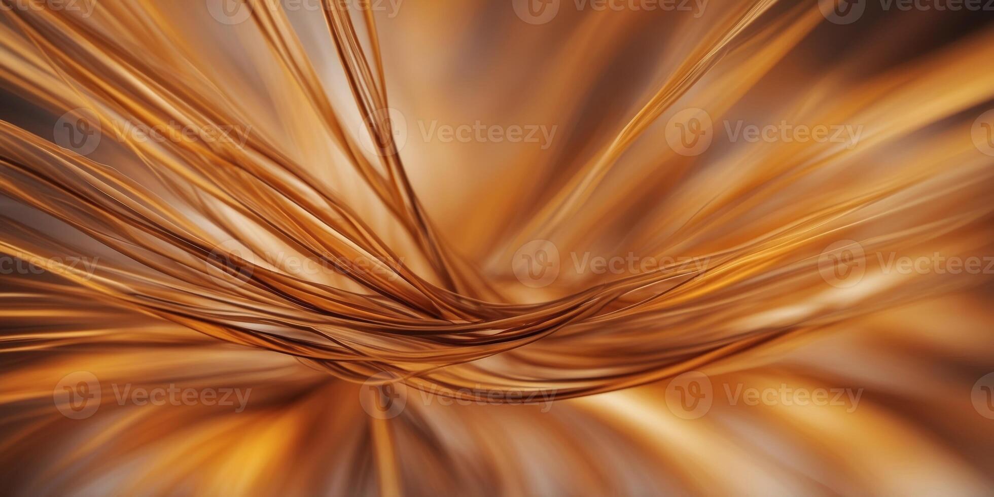 Abstract colorful lines and shapes create a burst effect on an orange background. photo
