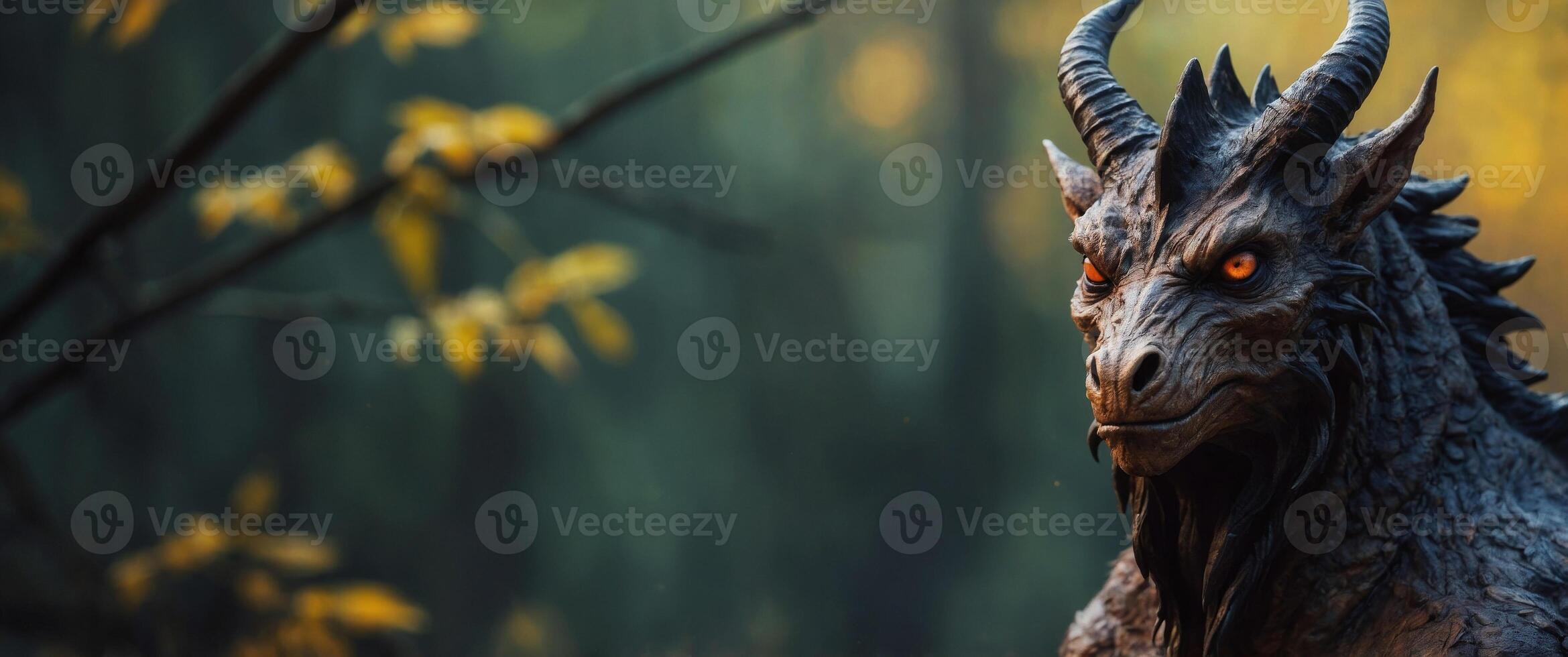 Jersey Devil Legendary Monster Concept Art. photo