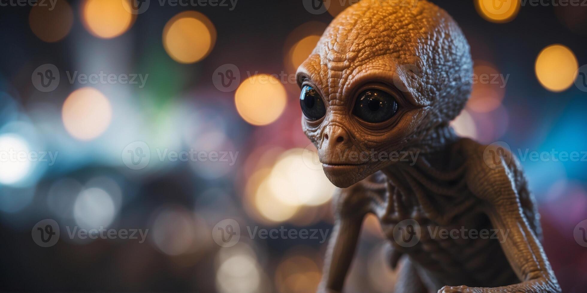 An alien creature with the ability to manipulate light and shadow. photo