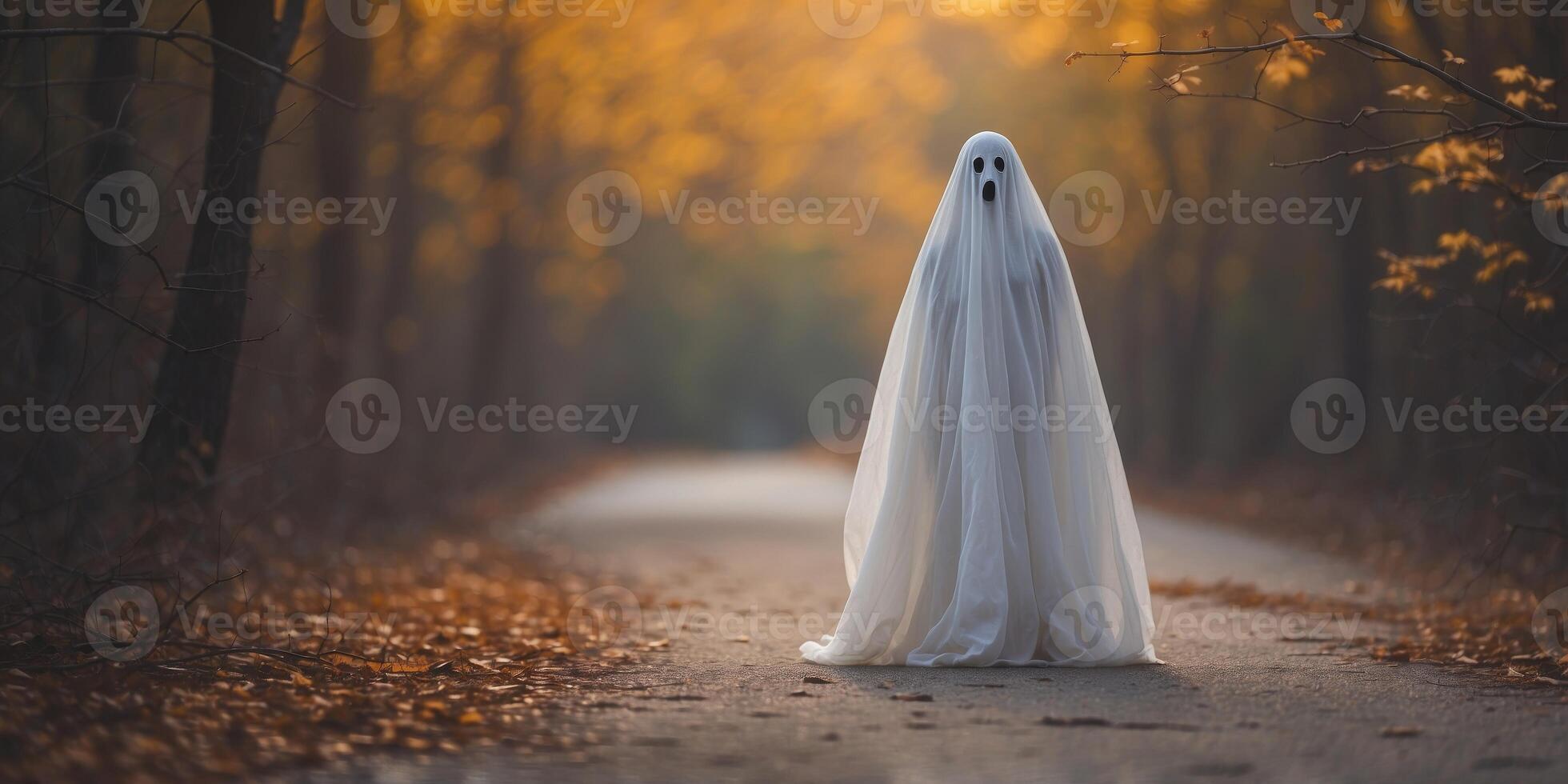 A Creative Representation of a Ghost in a Whimsical Style. photo