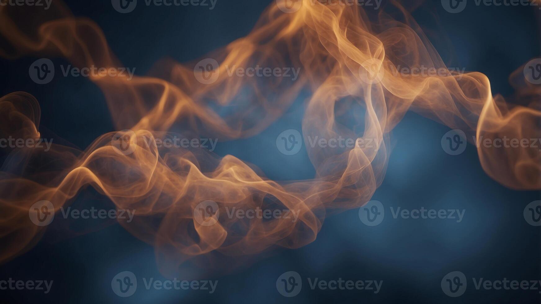 a deep blue smoke background image with light in the center. photo