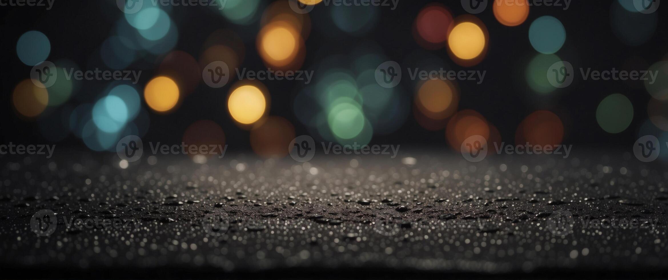 A dark and dirty background with a few spots of color. photo