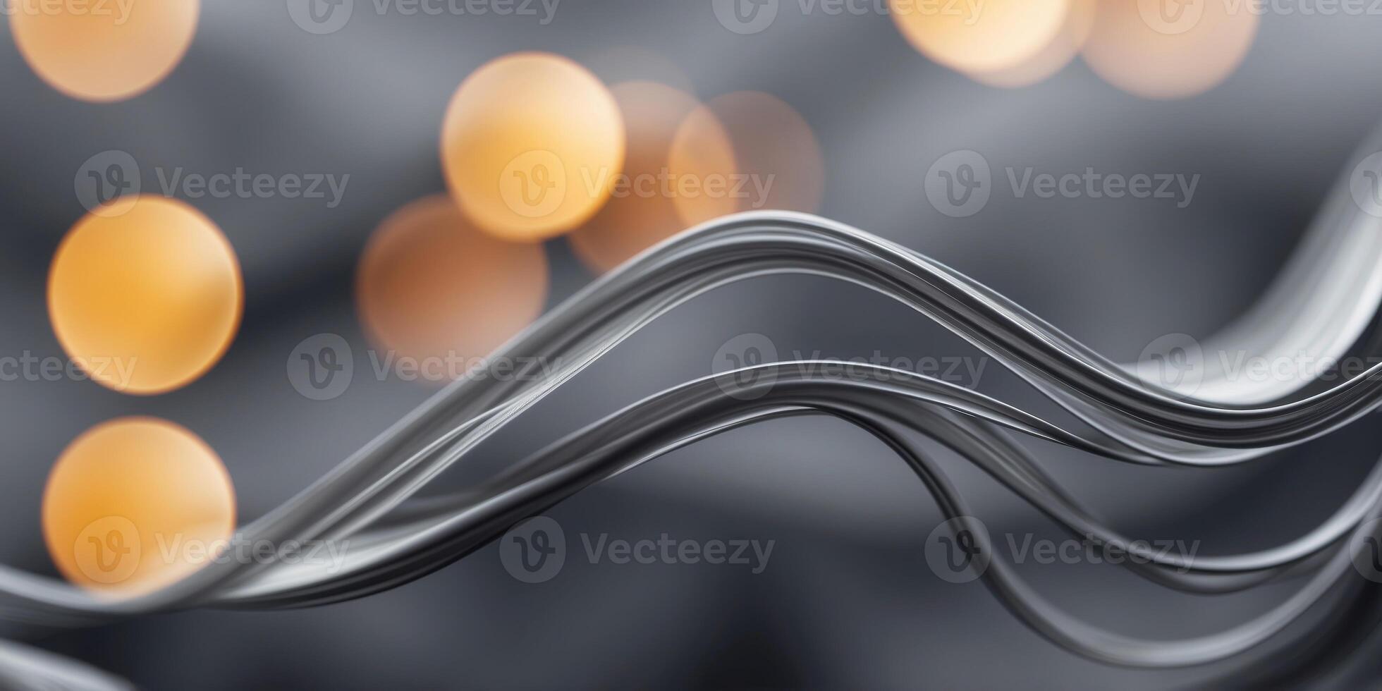 A simple yet striking image of a wavy shape in shades of gray. photo