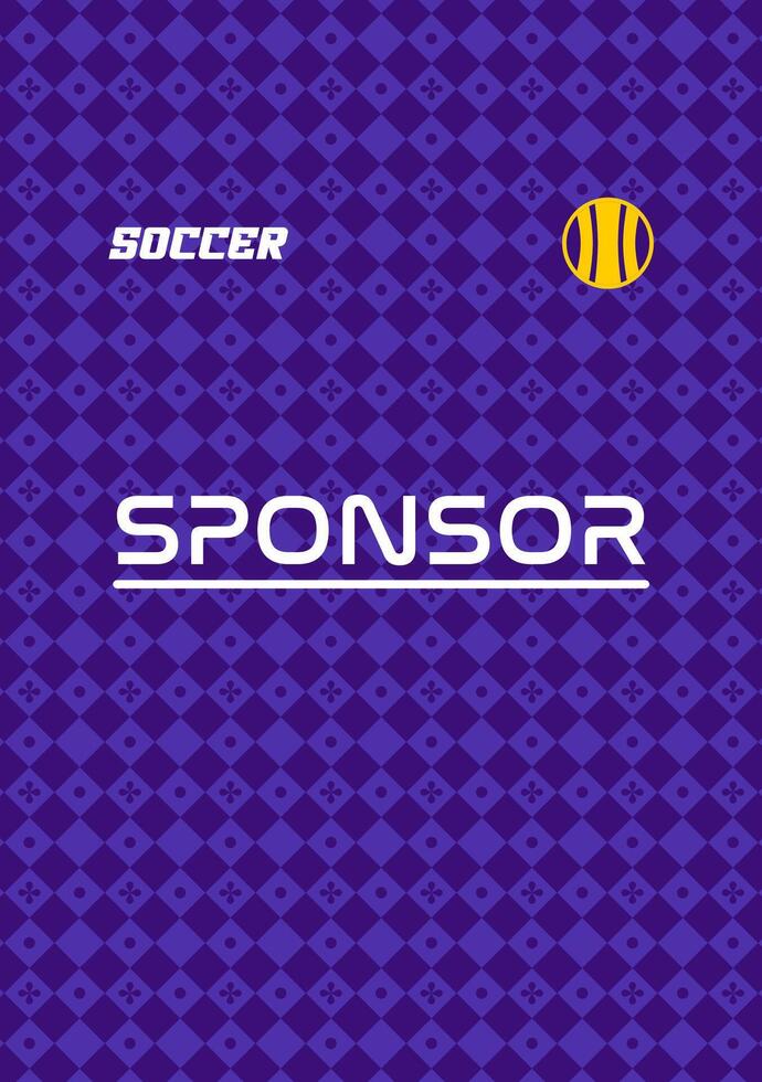 Jersey design template highquality for sublimation vector