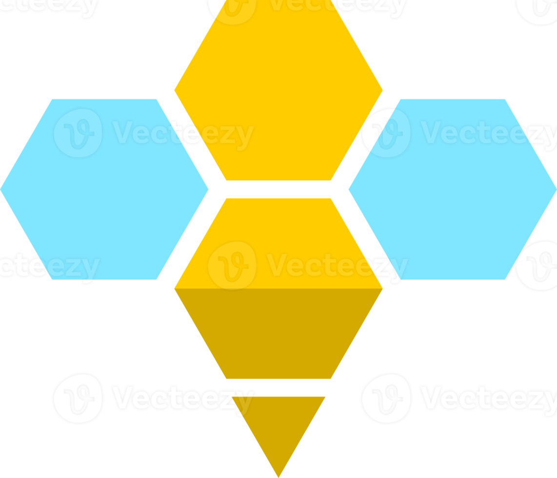 Bee flying icon png