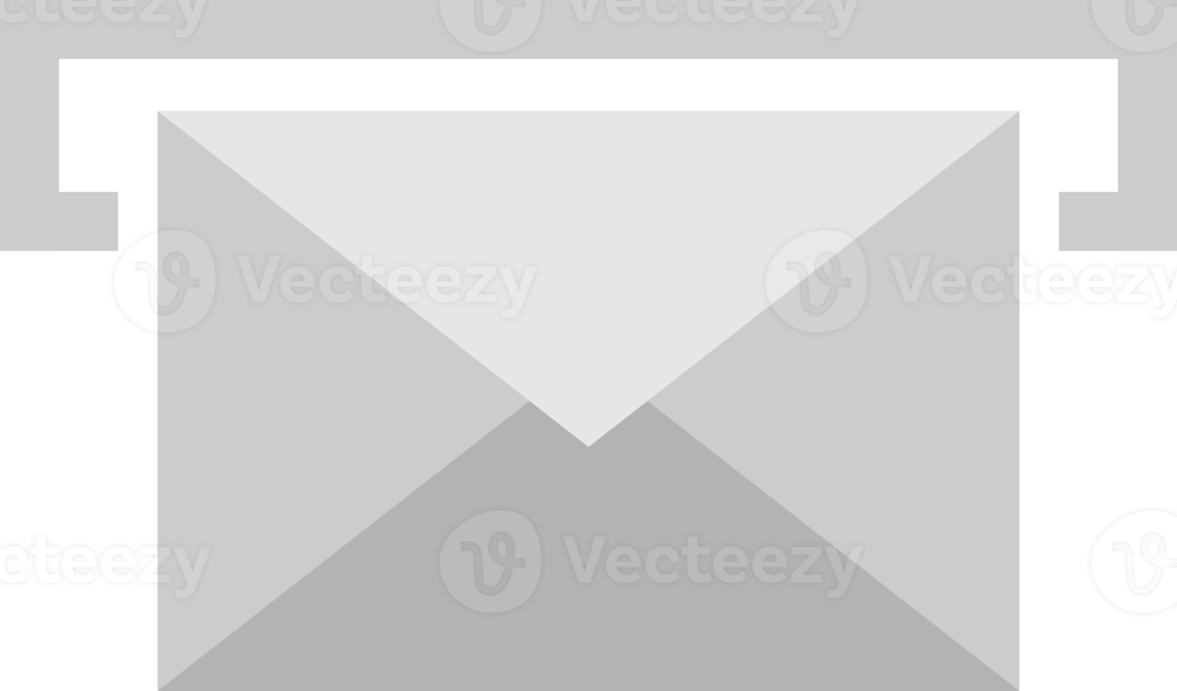 mail box with paper envelope icon png