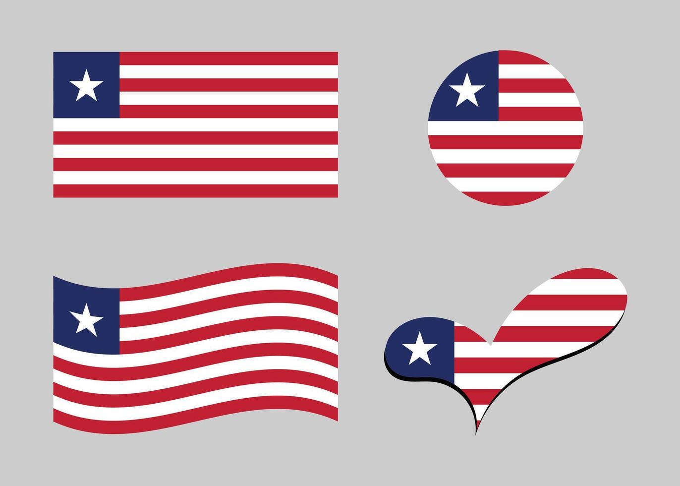 Flag of Liberia vector