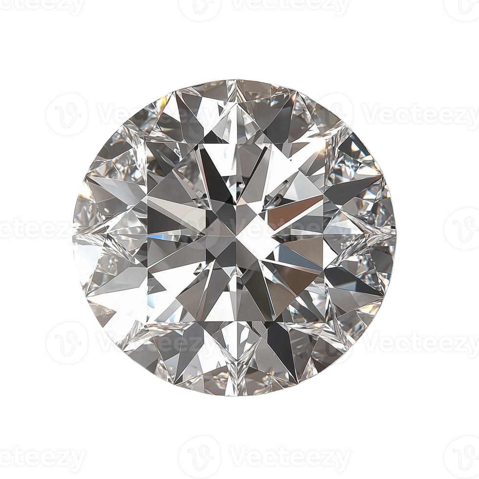 diamond from an angle with a very light white png