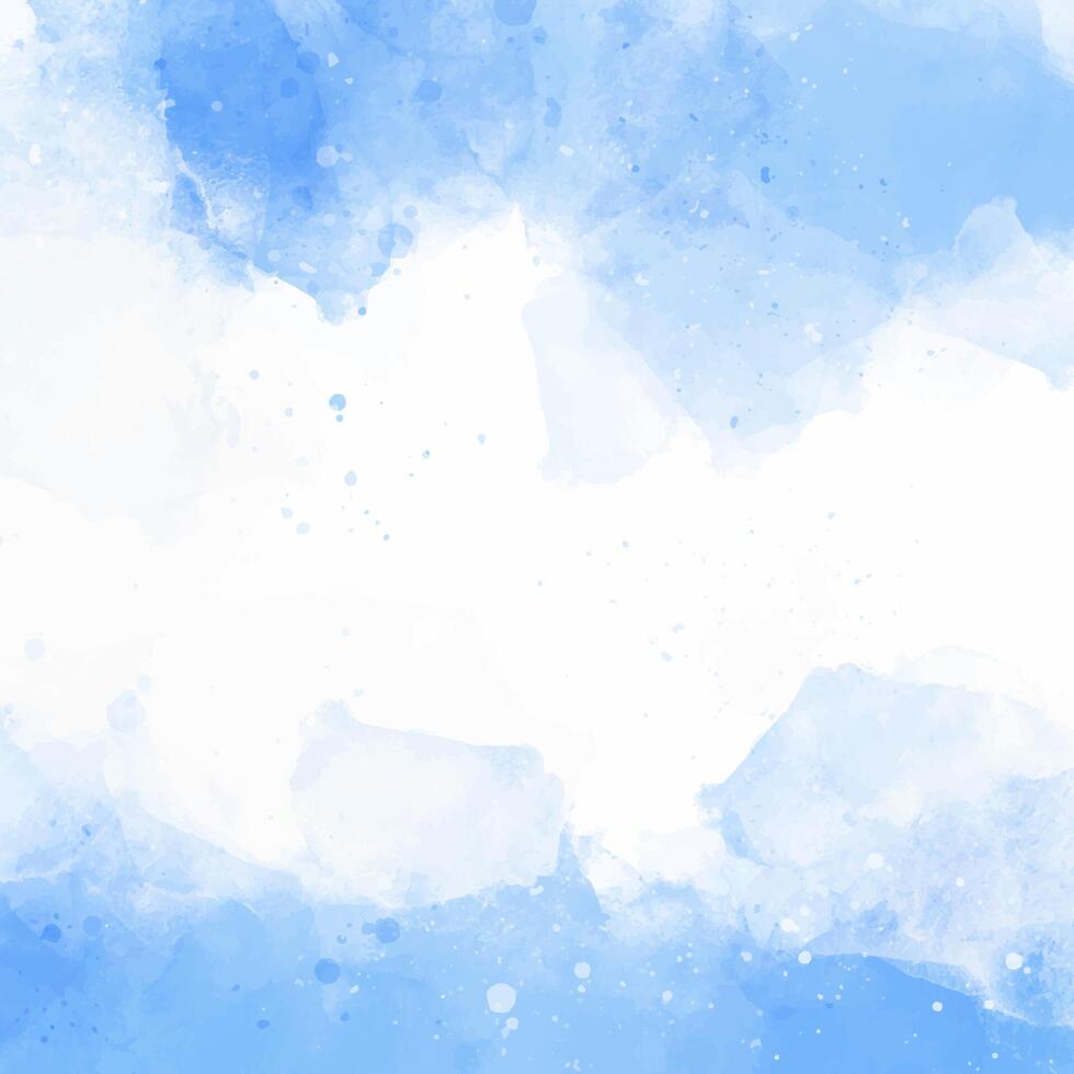 Hand painted grunge style watercolour texture background vector
