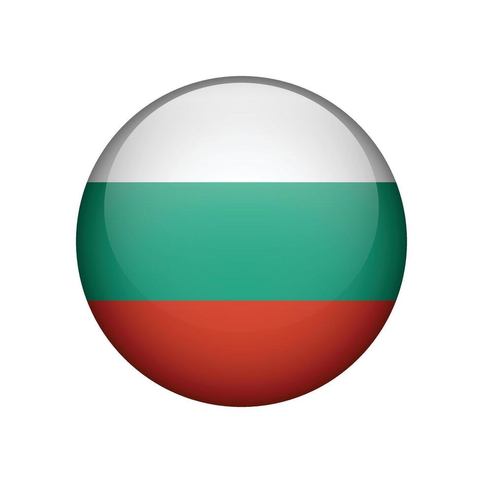 Flag of Bulgaria icon. illustration vector