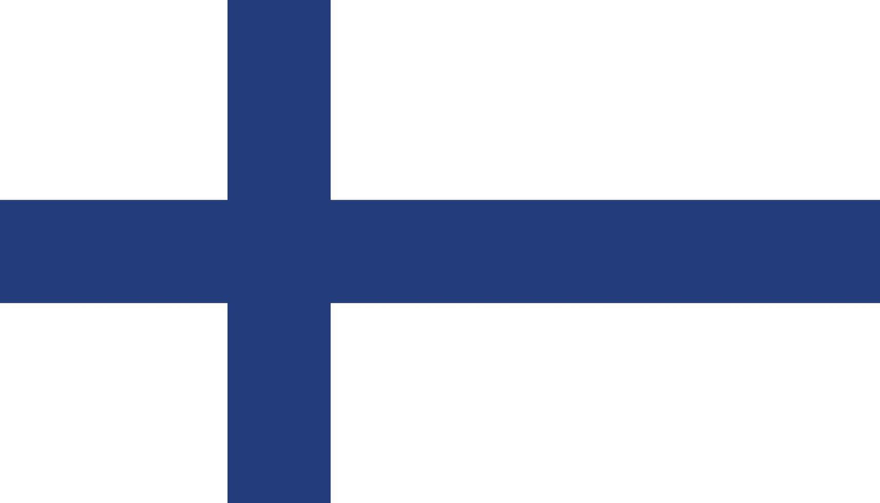 Flag of Finland. illustration vector
