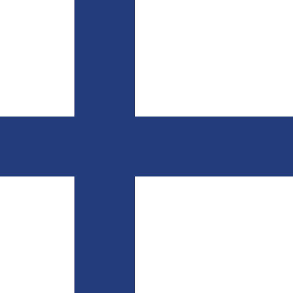 Flag of Finland. illustration vector