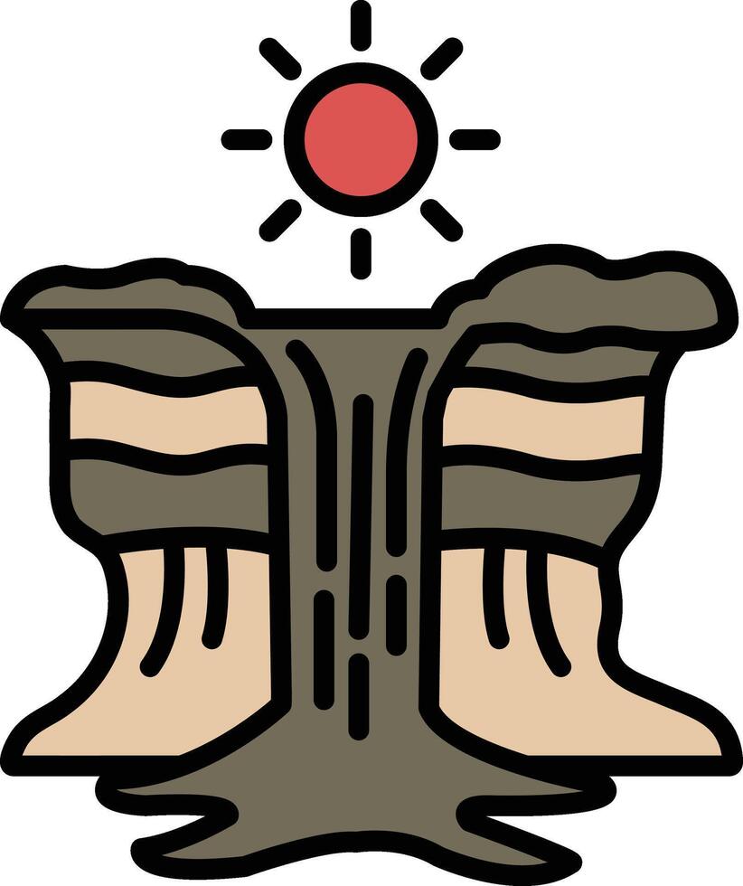 Illustration of the underground layer in line art style. vector
