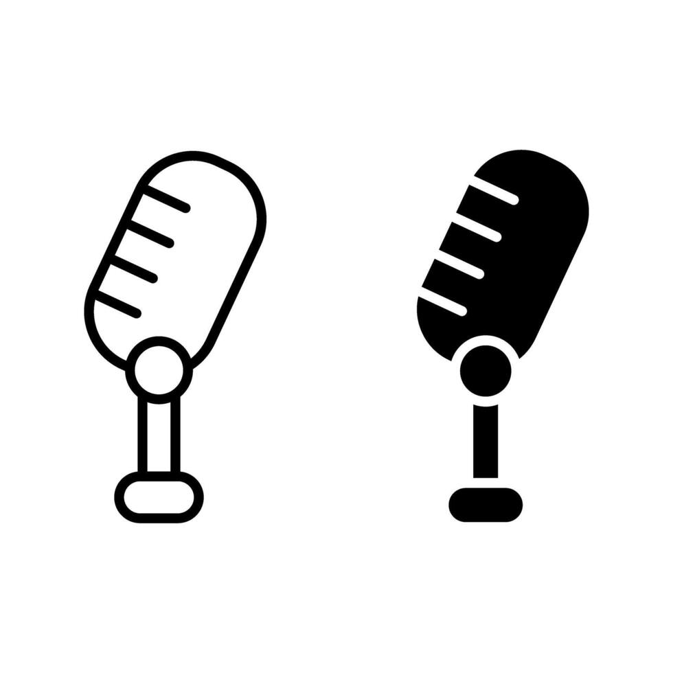 microphone podcast icon vector