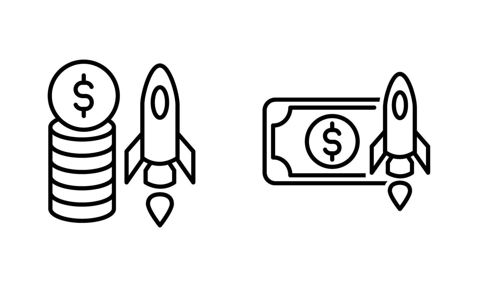 illustration of increased economy icon vector
