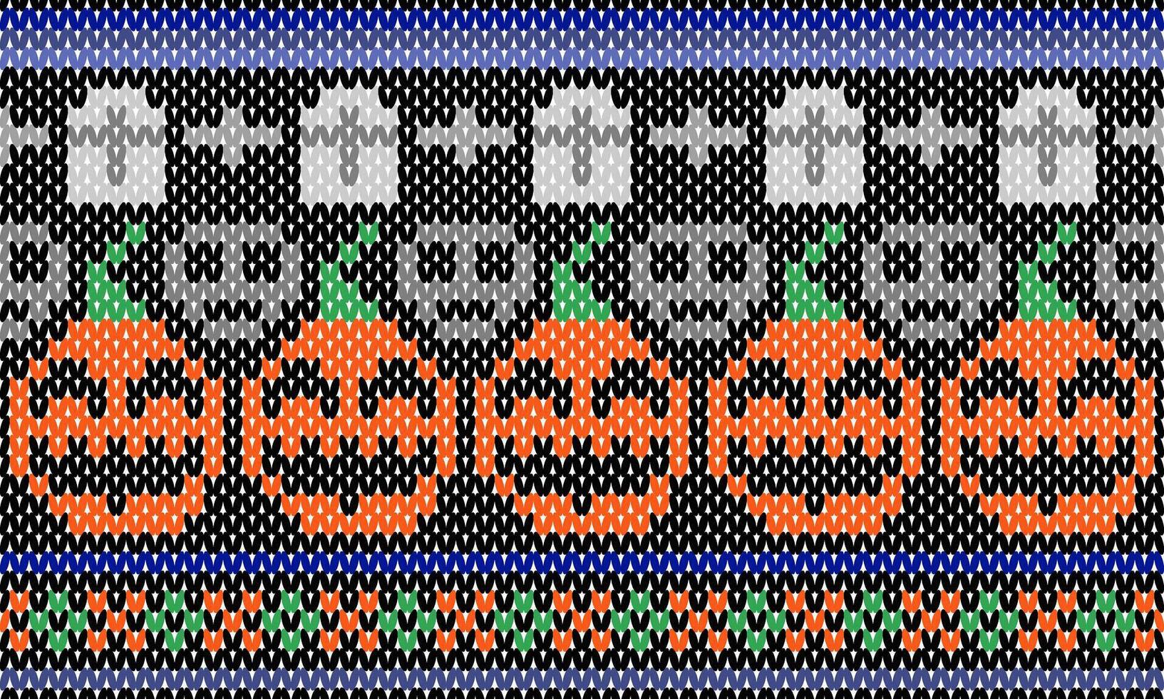 Embroidery pattern. Colorful background.Zig-zag Woven yarn knit seamless pattern. vector