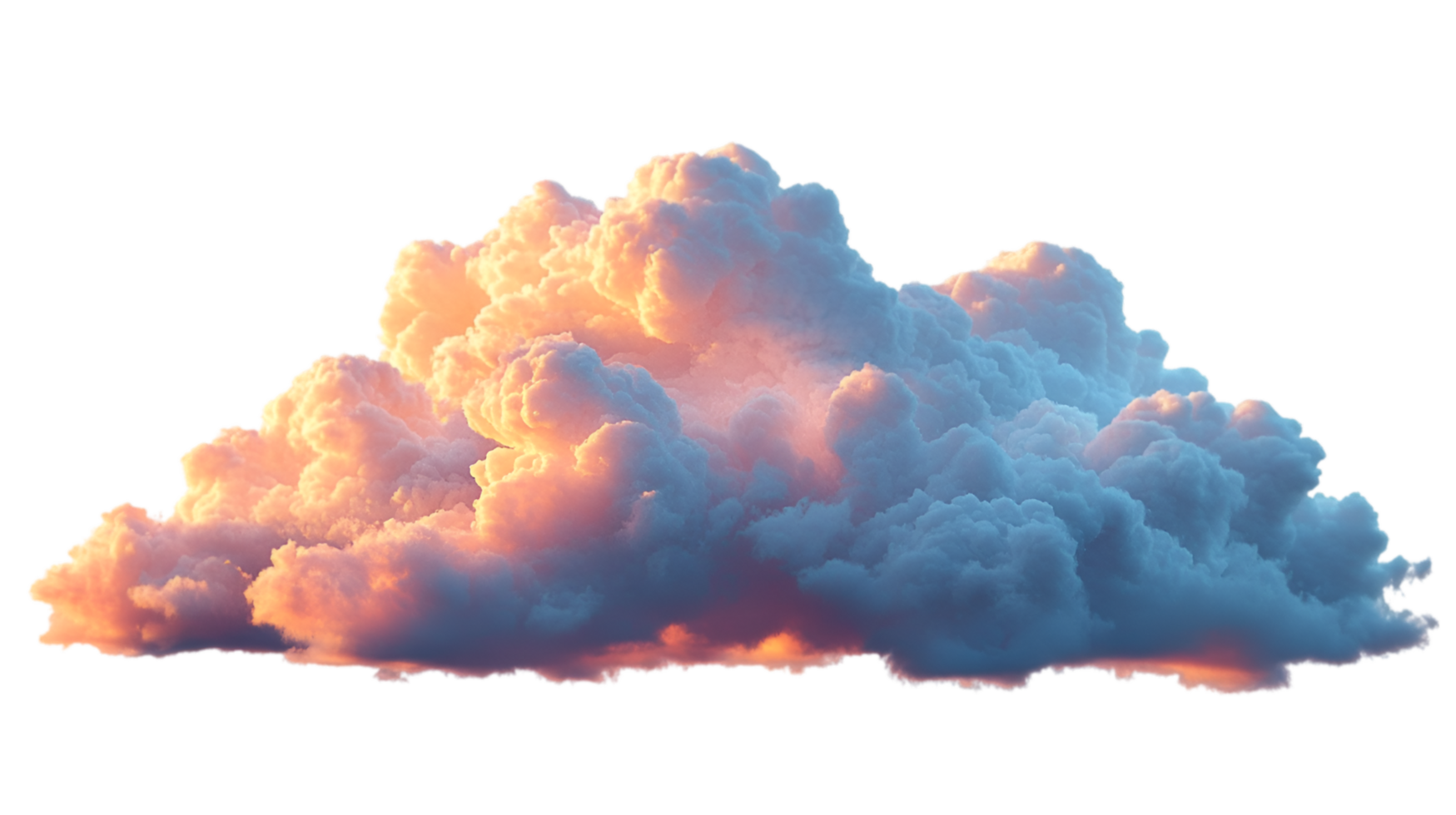 AI-generatedClouds on transparent background png